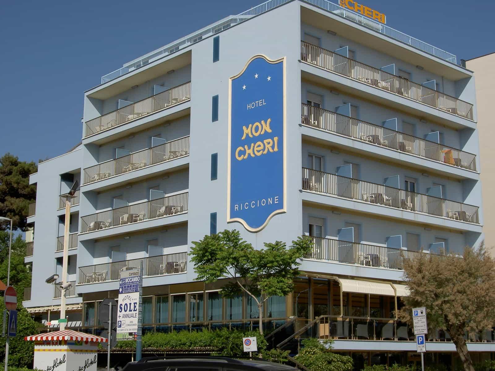 Hotel Mon Cheri Riccione Kültér fotó